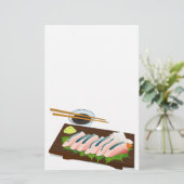 Sushi-2-Stationery Briefpapier (Stehend Vorderseite)