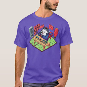 Sushi Addicdicdicdicted Katze Japanisch Food Manga T-Shirt