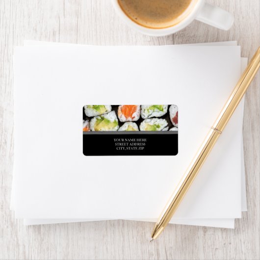 Sushi Address Labels Adressaufkleber (Insitu)