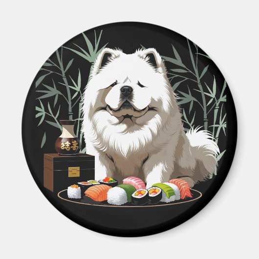SUSHI ANYONE - Cream Chow  Magnet (Vorne)