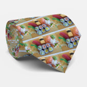 Sushi Asia Fish Rice Food Krawatte (Gerollt)