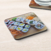 Sushi Asia Rice Fish Food Sea Untersetzer (Linke Seite)