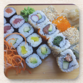 Sushi Asia Rice Fish Food Sea Untersetzer
