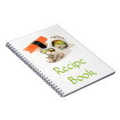 Sushi Asiatische japanische Kochrezepte Geschenk Notizblock (Rechte Seite)