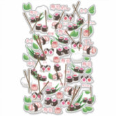 Sushi Aufkleber (Vorderseite)