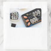 Sushi-Aufkleber Rechteckiger Aufkleber (Tasche)