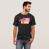 Sushi Axolotl Kawaii Anime Niedlich Pink Axolotl J T-Shirt (Vorne ganz)