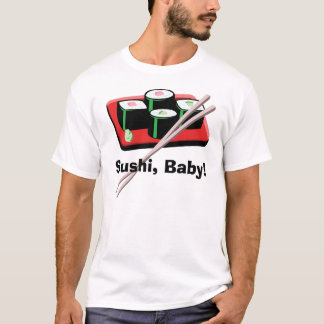 Sushi-Baby-Kalifornien-Rollenkleinkind-T - Shirt