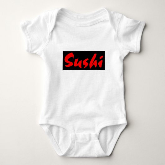 Sushi Baby Strampler (Vorderseite)