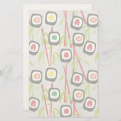 Sushi Background Briefpapier (Vorne/Hinten)