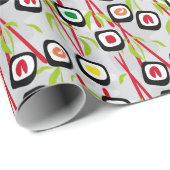 Sushi Background Geschenkpapier (Rolleneckpunkt)