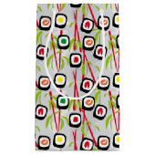 Sushi Background Kleine Geschenktüte (Vorderseite)