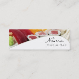Sushi Bar Business Card Mini Visitenkarte