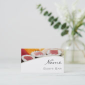 Sushi Bar Business Card Visitenkarte (Stehend Vorderseite)
