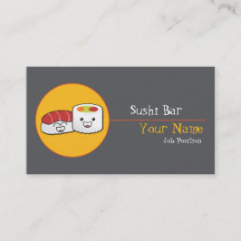 Sushi Bar Business Card Visitenkarte