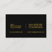 Sushi Bar Business Card Visitenkarte (Rückseite)