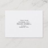 Sushi Bar Business Card Visitenkarte (Rückseite)