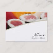 Sushi Bar Business Card Visitenkarte (Vorderseite)