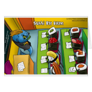 Sushi Bar Exam Funny T-Shirts Tasse Geschenke etc.