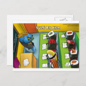 Sushi Bar Exam Funny T-Shirts Tasse Geschenke etc. Postkarte (Vorne/Hinten)
