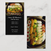 Sushi-Bar-Geschäfts-Karte Visitenkarte (Vorne/Hinten)