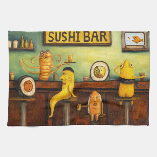 Sushi-Bar Küchentuch (Horizontal)