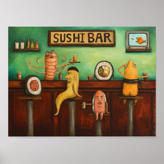 Sushi Bar Poster (Vorne)