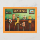 Sushi Bar Postkarte (Vorderseite)