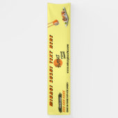 Sushi Bar Restaurant individuell zubereiten Große  Banner (Vertikal)