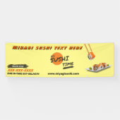 Sushi Bar Restaurant individuell zubereiten Große Banner (Horizontal)