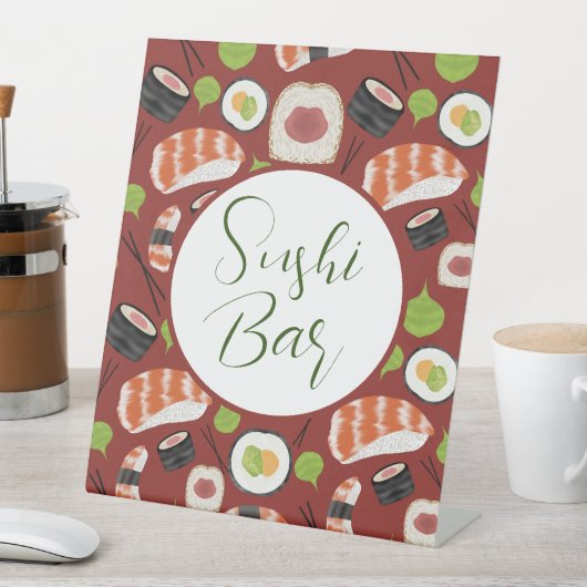 Sushi Bar Sockelschild (In Situ)