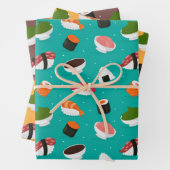 Sushi Bar Wrapping Paper Set 3 Geschenkpapier Set (Beispiel)