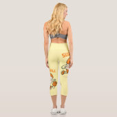 Sushi Basketball Energy Capri Leggings (Rückseite)