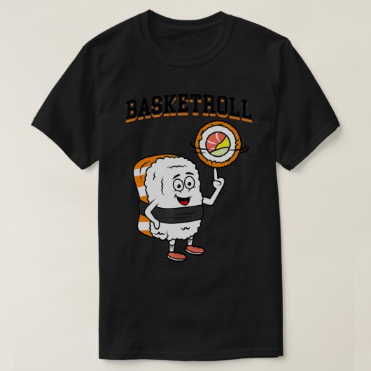 Sushi-Basketball T-Shirt (Design vorne)