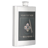 SUSHI-benutzerdefinierte Textflasche Flachmann (Rechts)