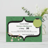 Sushi Birthday Einladung (Stehend Vorderseite)