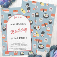 Sushi Birthday Party