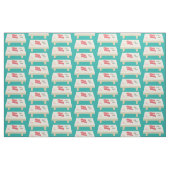 Sushi Board Muster Aquamarin Stoff (Fat Quarter (45,7 x 55,9 cm))