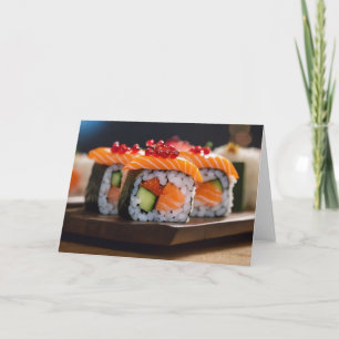 Sushi Bokeh Karte