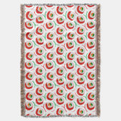 Sushi-Brötchen aus Kawaii, Sushi-Muster Decke (Vorderseite Vertikal)