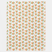 Sushi-Brötchen aus Kawaii, Sushi-Muster Fleecedecke (Vorderseite)