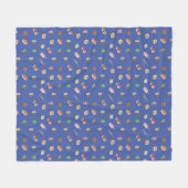 Sushi-Brötchen aus Kawaii, Sushi-Muster Fleecedecke (Vorderseite (Horizontal))