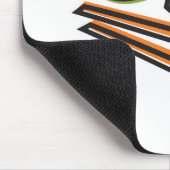 Sushi-Brötchen und Stäbchen Mousepad (Ecke)