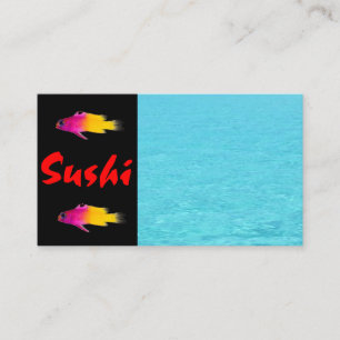 Sushi Business Card Visitenkarte