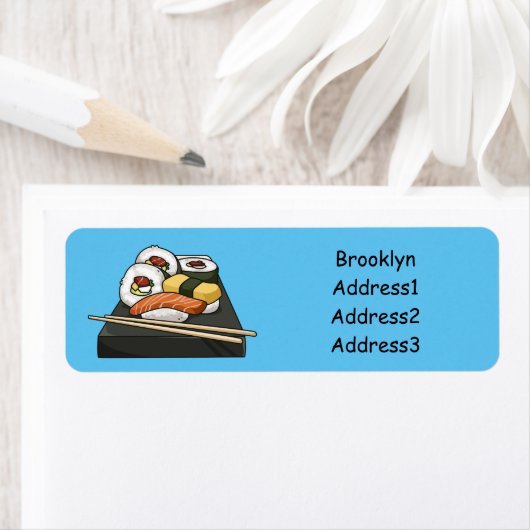 Sushi-Cartoon-Abbildung (Insitu)