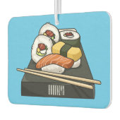 Sushi-Cartoon-Abbildung Autolufterfrischer (Links)
