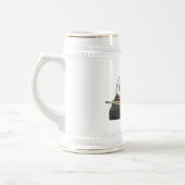 Sushi-Cartoon-Abbildung Bierglas (Links)