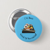 Sushi-Cartoon-Abbildung Button (Vorne & Hinten)