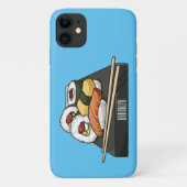 Sushi-Cartoon-Abbildung Case-Mate iPhone Hülle (Rückseite)