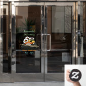 Sushi-Cartoon-Abbildung Fensteraufkleber (Büro Tür)